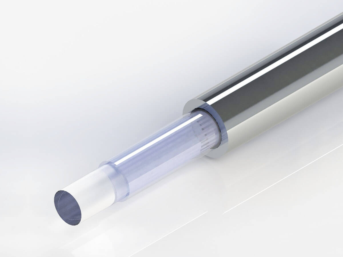 Aluminum Coated Silica Fibers